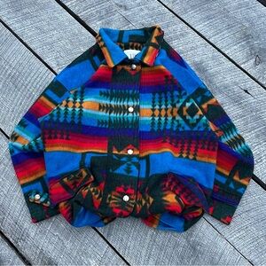 Vintage 90s Aztec Fleece Jacket